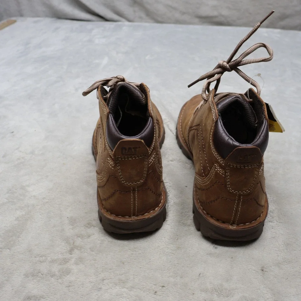 Caterpillar Mens 11 Chukka Boots Brown Transform 2.0 Leather Rugged Lace Up NWD